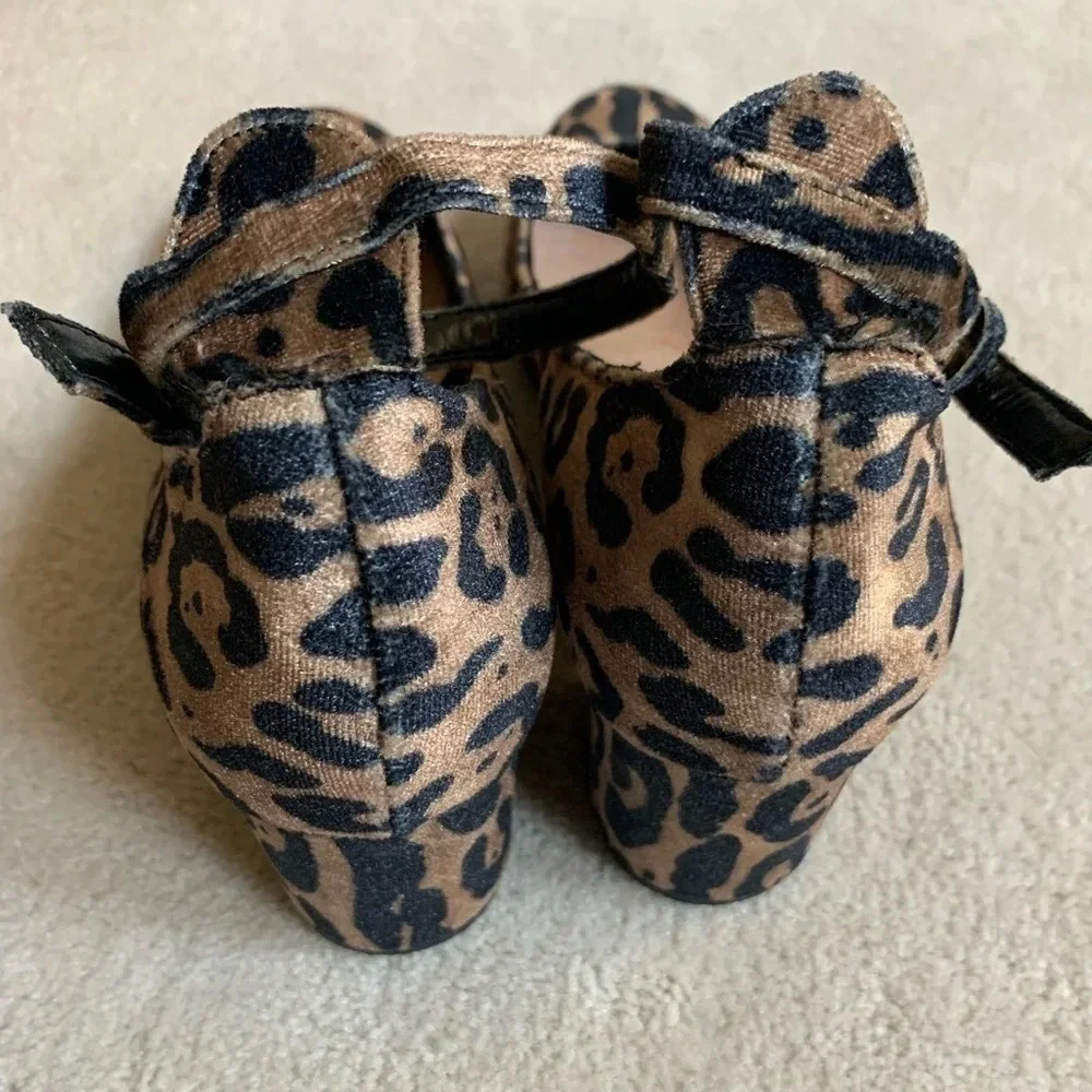 Steven by Steve Madden Vassie Ankle Pump, Animal Prints, 8.5